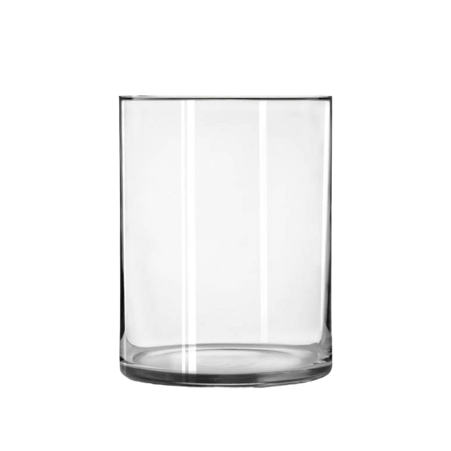 Libbey Clear Glass 9.5 Cylinder Vase 