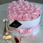 Candy Pink Roses | Black "Love" Box