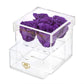 Opaque | Rose Box with Drawer | Purple Roses
