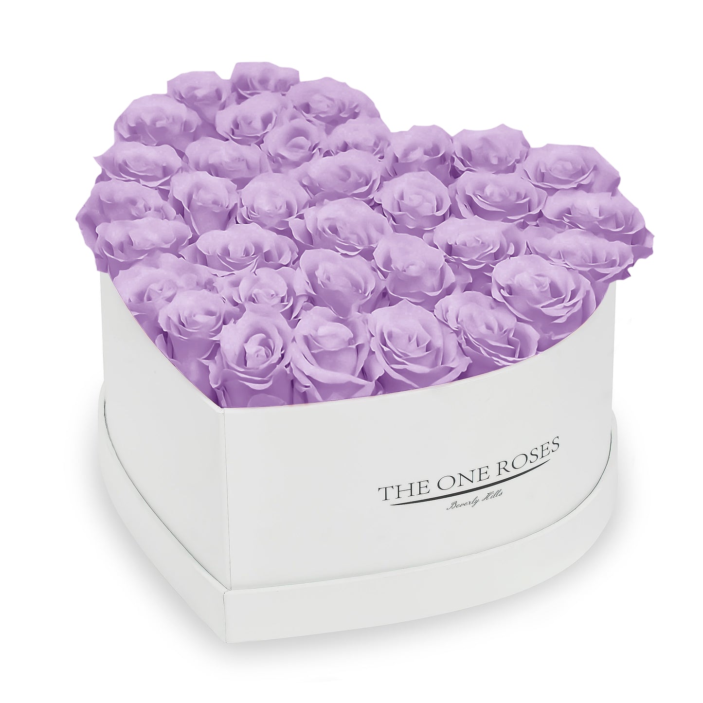 Lilac Roses | White "Love" Box