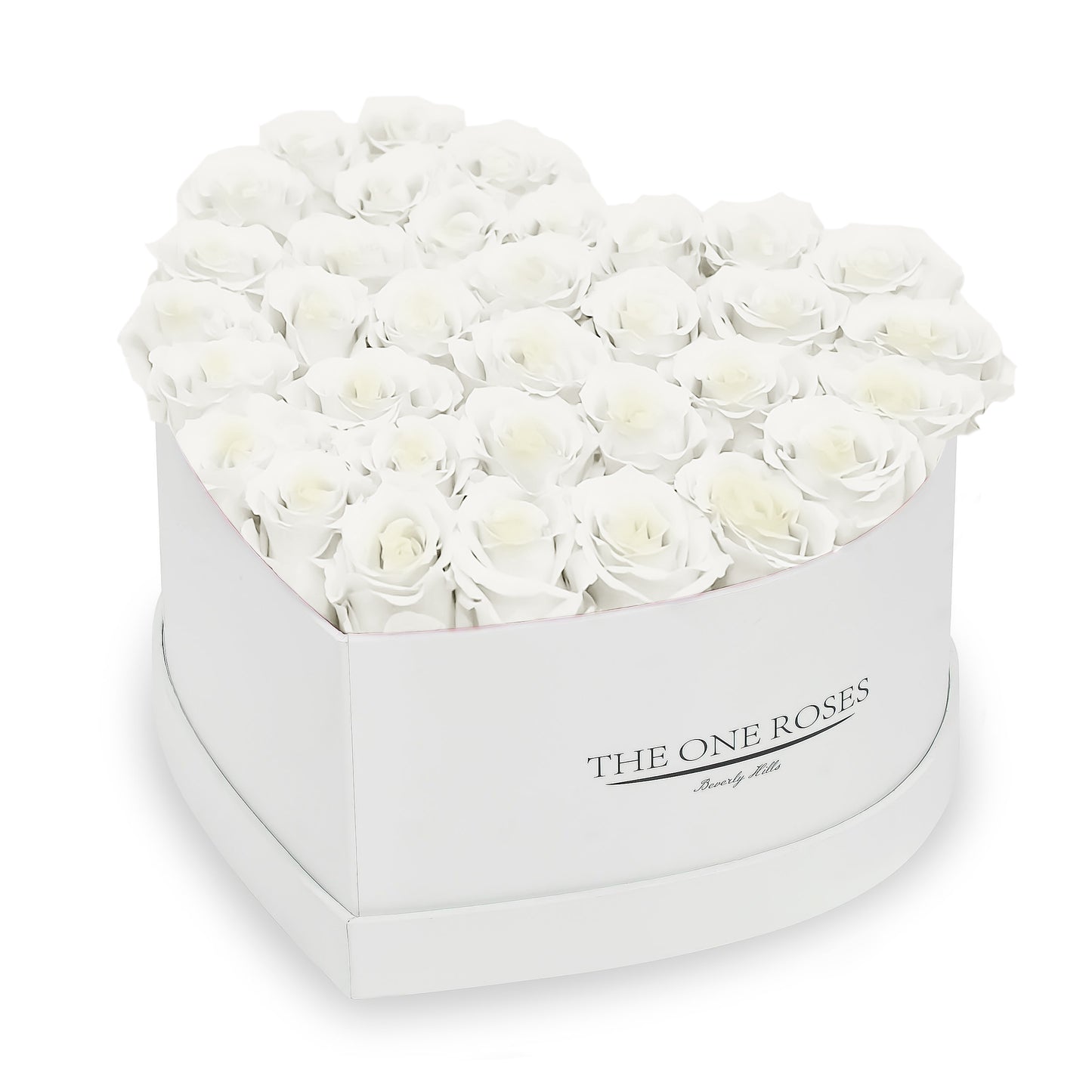 Pearl White Roses | White "Love" Box