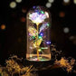 Enchanted Galaxy Rose in a Glass Dome