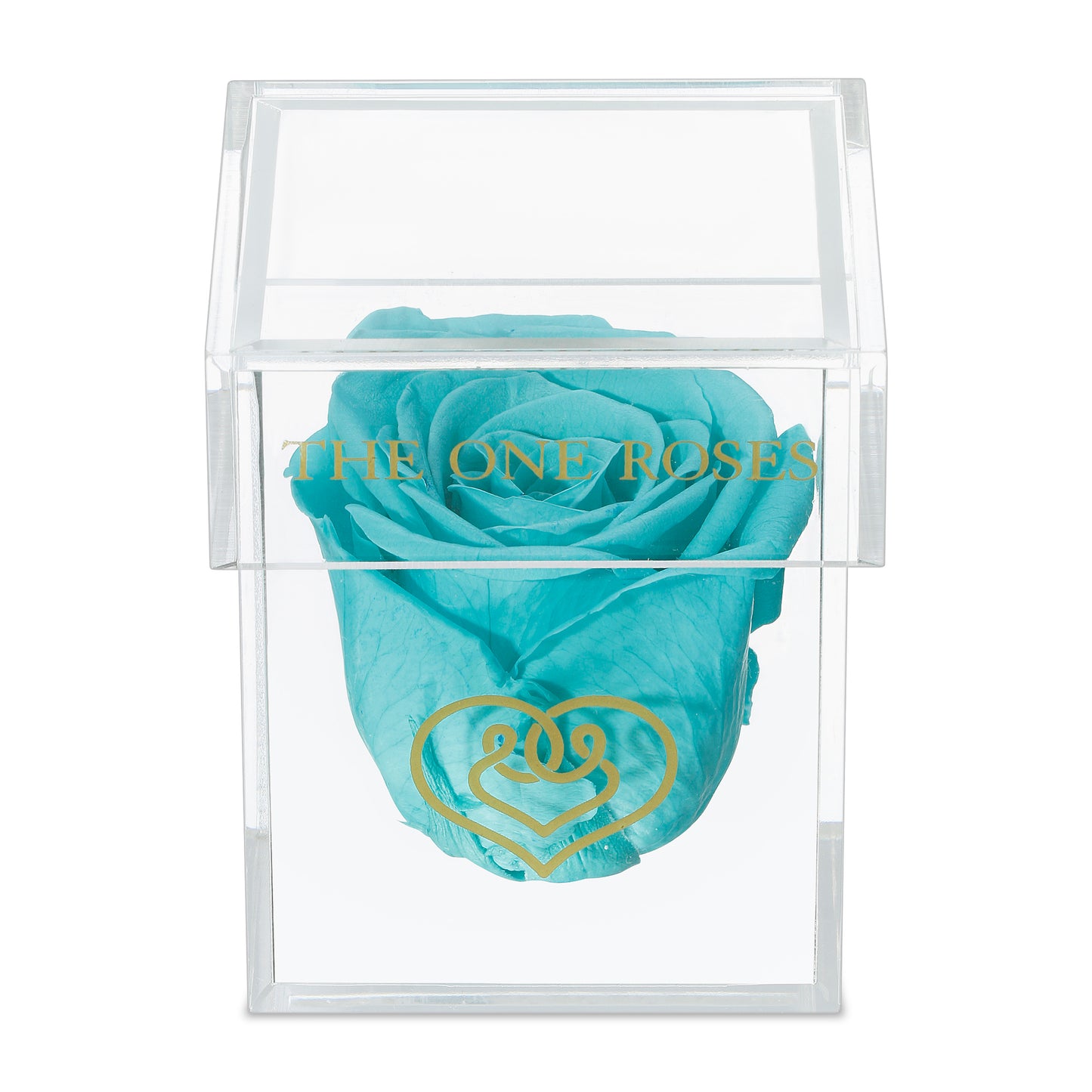 Opaque | Single Rose Box | Tiffany Blue Rose