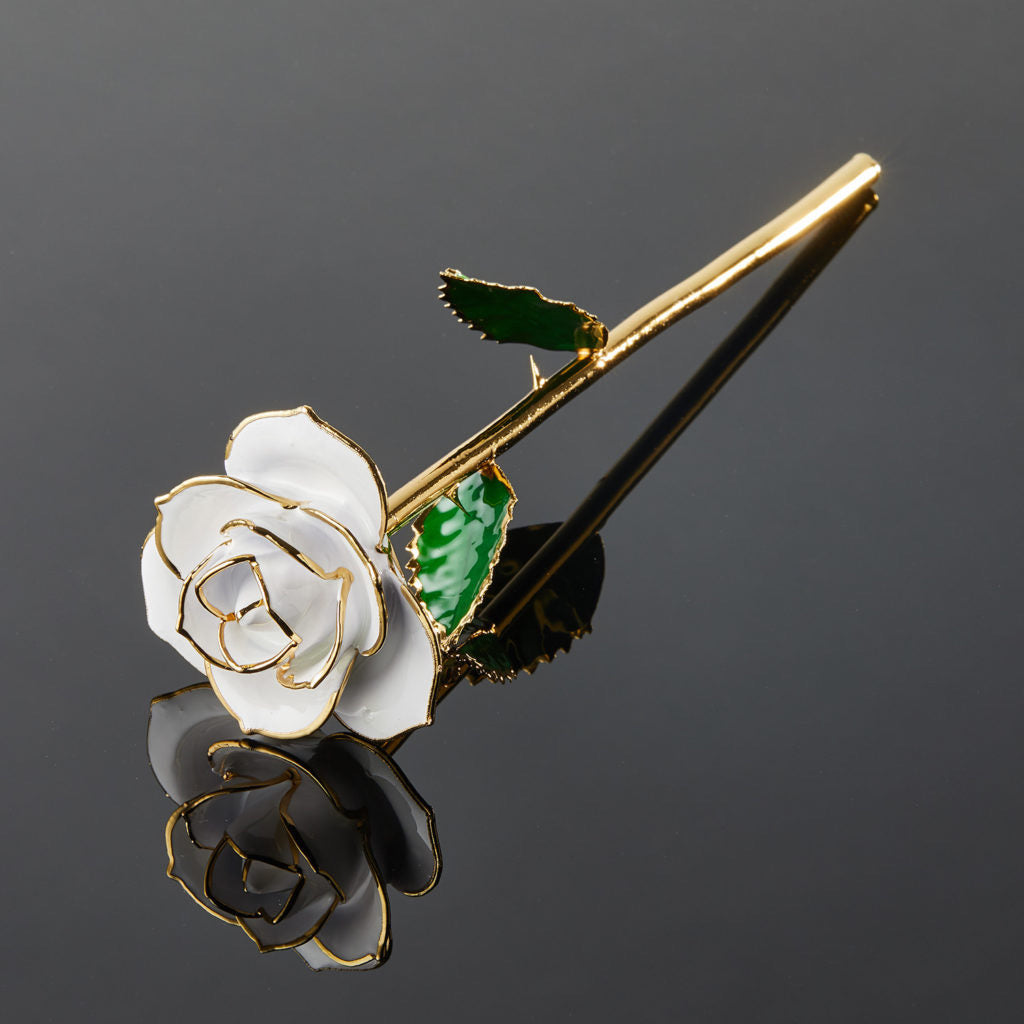 24K Gold Dipped Rose - Hearts Desire