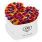 Rainbow Roses | White "Love" Logo Box