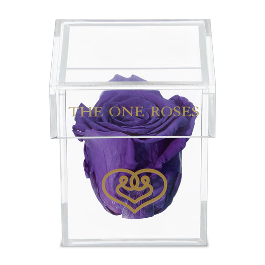 Opaque | Single Rose Box | Purple Rose